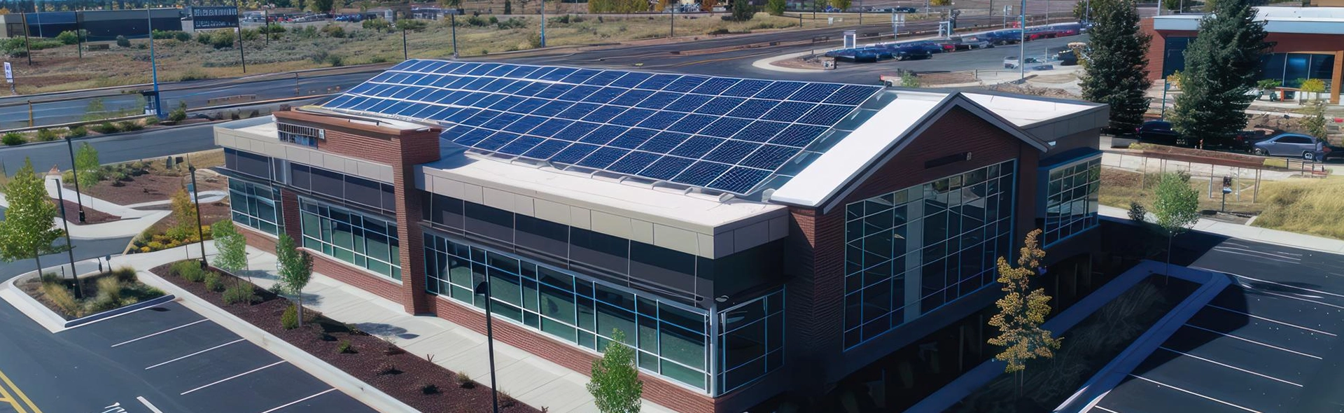 Large rooftop solar installation with Waaree panels
